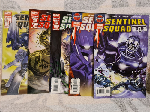 Cómic Sentinel Squad 1 Al 5 Marvel X Men En Inglés