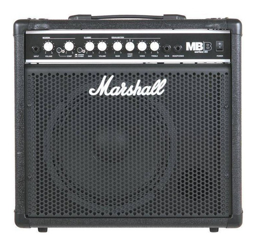 Amplificador Para Bajo Marshall Mb 30 Negro