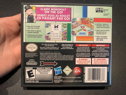 Monopoly Nintendo Ds (Usado)