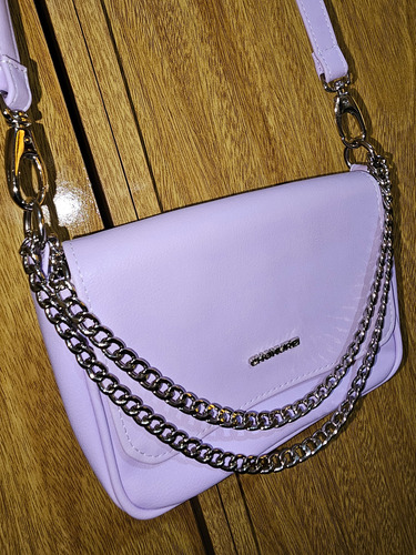Bandolera Ecocuero Lila