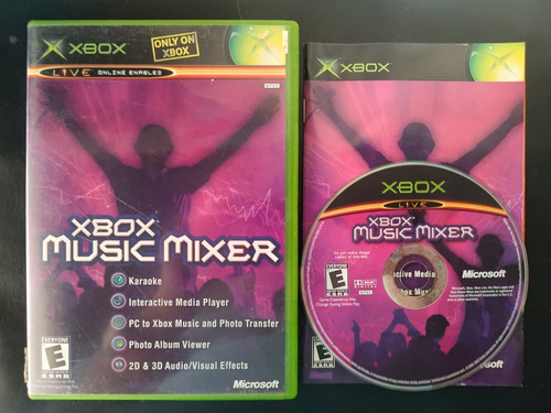 Xbox Music Mixer Xbox Clasico Primera Generación Original Fí
