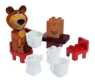 Animales BIG Masha y el Oso Bloques de construcción Color Verde/marrón/Naranja/Amarillo 800057091 Animales BIG Masha y el Oso Bloques de construcción Color Verde/marrón/Naranja/Amarillo 800057091