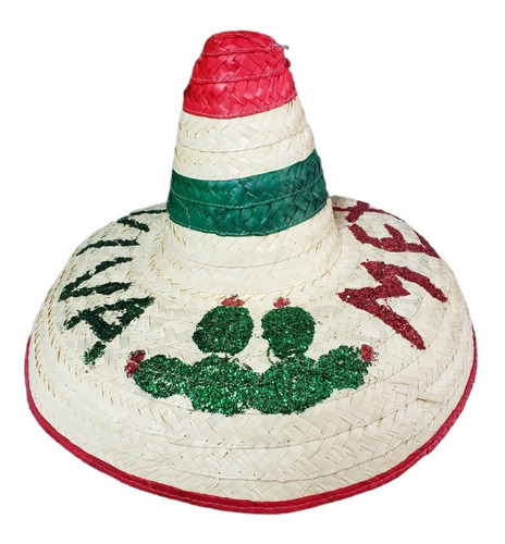 Sombrero Típico 16 Septiembre Viva México Fiestas Patrias 