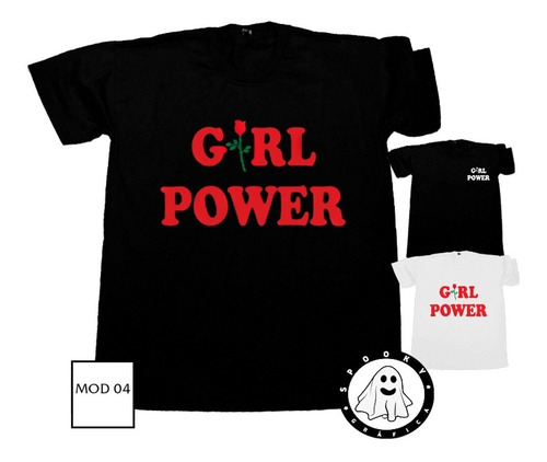 Remeras Girl Power Grl Pwr Feminista Varios Diseños Algodón