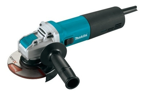 Esmeriladora Angular 4-1/2 De 7.5 Ah X-lock Makita Ga4570 Color Azul