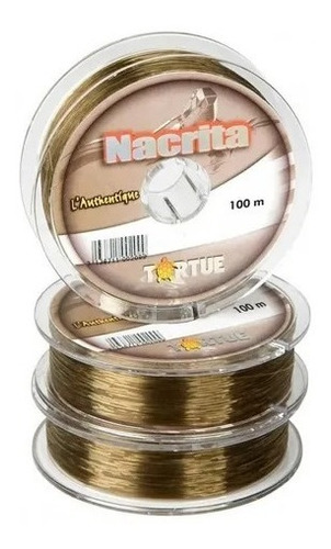 Tanza Nylon Nacrita Tortue - 0,50 Mm X 100 Mts- Marrón-pesca