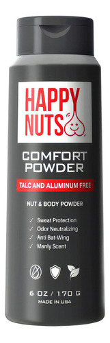 Happy Nuts Comfort Powder - Antirozaduras, Defensa Del Sudor