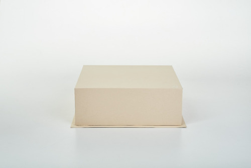 Imagen 3 de 4 de Caja Base Bandeja + Tapa 26 X 26 X 8 Cm (x50 U.) Tortas Tartas Postres Semifrios - Bauletto