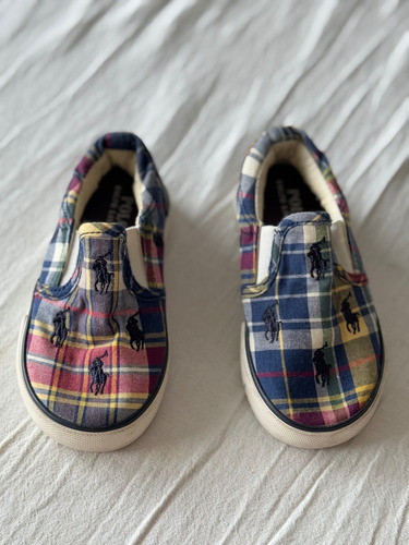 Zapatillas Alpargatas Niños Polo Y Tommy Hilfiger (Usado)