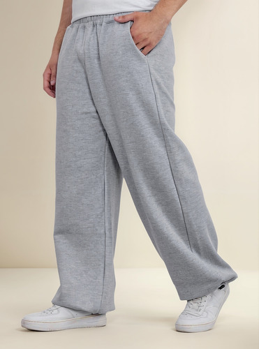 Pantalones Deportivos Jogging Frizado Baggy Para Hombre