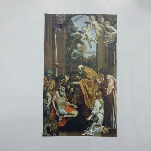 Recorte Imagen Cuadro La Última Comunión De Domenichino (rc)