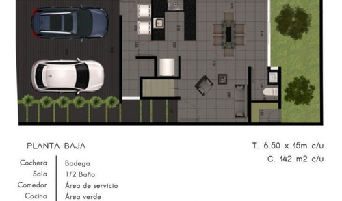 Imagen 26 de 26 de Hermoso Town House En Renta En La Ciudad De Merida