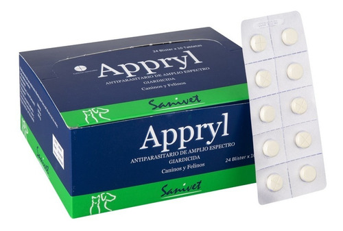 Antiparasitario Appryl Para Perros Y Gatos Blister 10 Comp