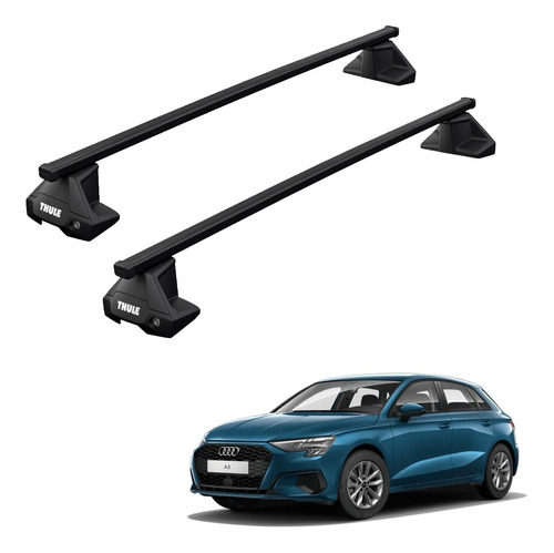 Rack Bagageiro Evo Audi A3 Thule Sportback 2020 Em Diante