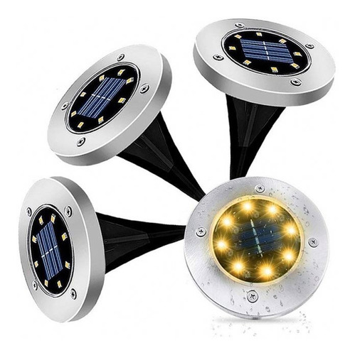 Lampara Solar Spot Light Impermeable  Piso Exteriores