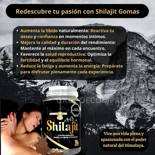 Shilajit En Gomas Original Puro