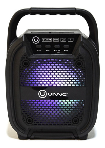 Imagen 1 de 5 de Parlante Unnic Soundflow Fm Uc-sp24 Portátil Con Bluetooth Negro 220v