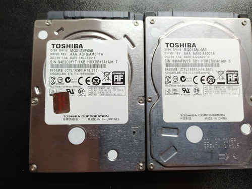Hd 2,5 Toshiba 500gb