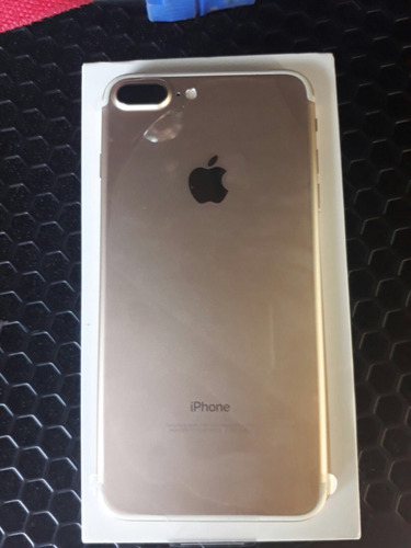 Imagen 2 de 4 de iPhone 7 Plus Gold Nuevo Caja Y Accesorios Es De 32 Gigastel