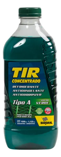 comprar Liquido Refrigerante Anticongelante tir concentrado Bardahl Verde 1L