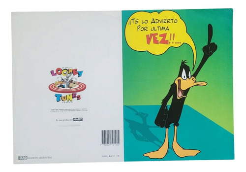 Tarjetas Looney Tunes Original 1996 Regalo Cumple Navidad Pato Lucas Cumpleaños