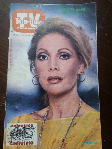 Jacqueline Andere Revista Tele-guía Frank Moro Poster Olga B