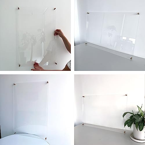 Pizarra De Acrílico Transparente 40 X 46 Cm Para Pared