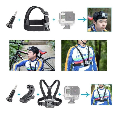 Kit Accesorios Para Gopro Hero7 6 5 4 3 2 1 Estuche Gratis