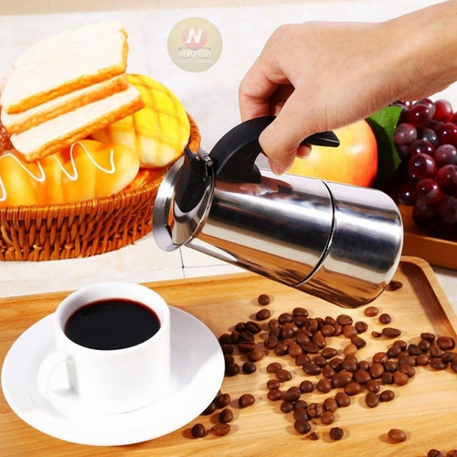 Cafeteira Italiana Inox Premium 6 Xicaras Melhor Cafeteira