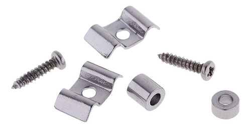 8 X 2 De Retenedores De Cadena De Árbol De Cuerda De Plata