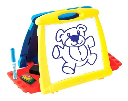 Imagen 2 de 4 de Pizarra Doble Lado Art-a-go Crayola Portatil De Mesa Niños