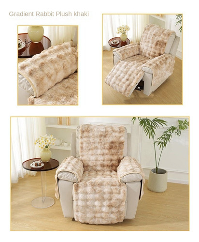 Funda Gruesa Para Sillón Reclinable, De Felpa, Nueva