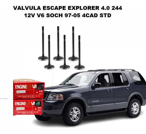 Valvula Escape Explorer 4.0 244 12v V6 Soch 97-05 4cad Std