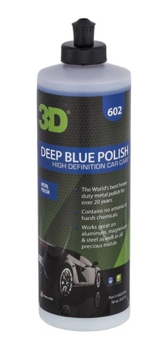 3d Deep Blue Polish Pulidor De Metales Llantas - Allshine