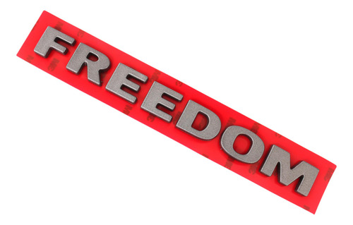 Emblema Traseiro Freedom Grafite Fiat Nova Strada Toro
