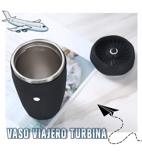 Vaso Viajero Turbina Mezclador Magnético