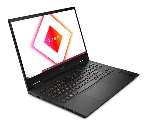 Imagen 2 de 6 de Notebook gamer HP Omen 15-EK0062LA negra 15.6", Intel Core i7 10750H 8GB de RAM 512GB SSD, Nvidia GeForce GTX 1650Ti 1920x1080px Windows 10 Home
