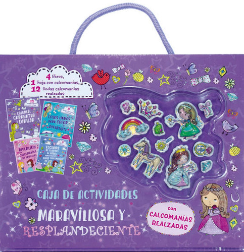 4 Libros De Actividades Con Stickers De Princesas Maravilla