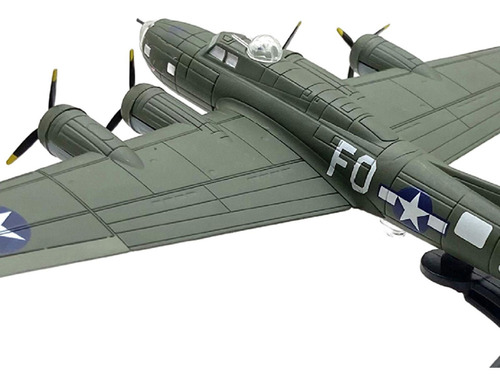 Modelo De Avión Us B 17 A Escala 1/144 Con Soporte