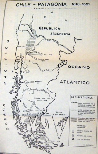 Martinic Presencia De Chile En Patagonia Austral 1843-1879
