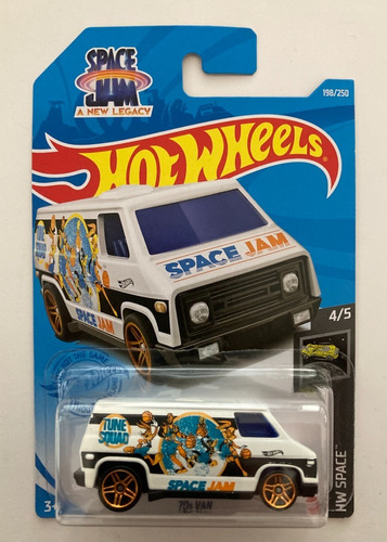 Auto A Escala Hot Wheels Warner: Space Jam 70s Van