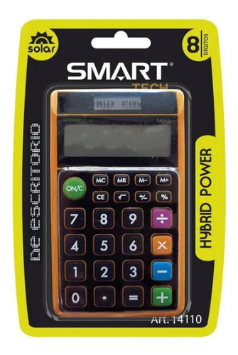 Calculadora Escritorio Smart Tech 8 Dígitos Híbrido Color Colores