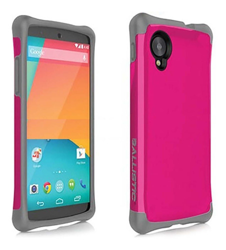 . Funda Ballistic Urbanite Para LG Nexus 5 Rosa Gris
