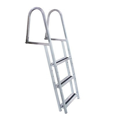 Muelle 3-escalera De Aluminio Stand-off De Borde W/quick