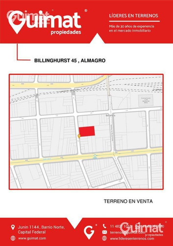 Imagen 3 de 12 de 34 Mts De Frente! - Almagro - Lideres En Terrenos - Guimat Propiedades