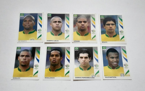 Figuritas Panini Mundial Alemania 2006 Seleccion Brasil