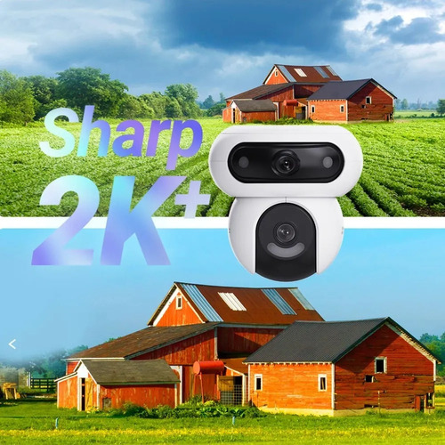 Pack X4 Cámara Domo Wifi H90 2k Doble Lente Motorizada Ezviz Blanco