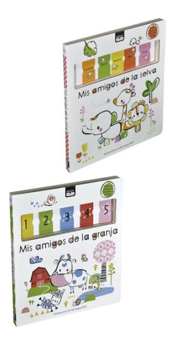 Set De 2 Libros: Deslizo Y Aprendo Los Colores Y Los Números