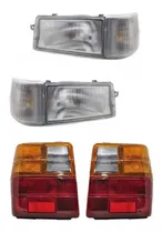 Comprar Kit 2 Ópticas-2 Faros De Giros-2 Faros Traseros Fiat Uno