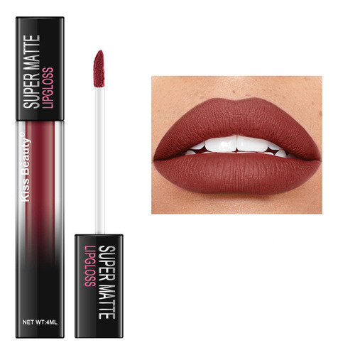 Lápiz Labial Líquido B Matte Velvet Matte De Larga Duración